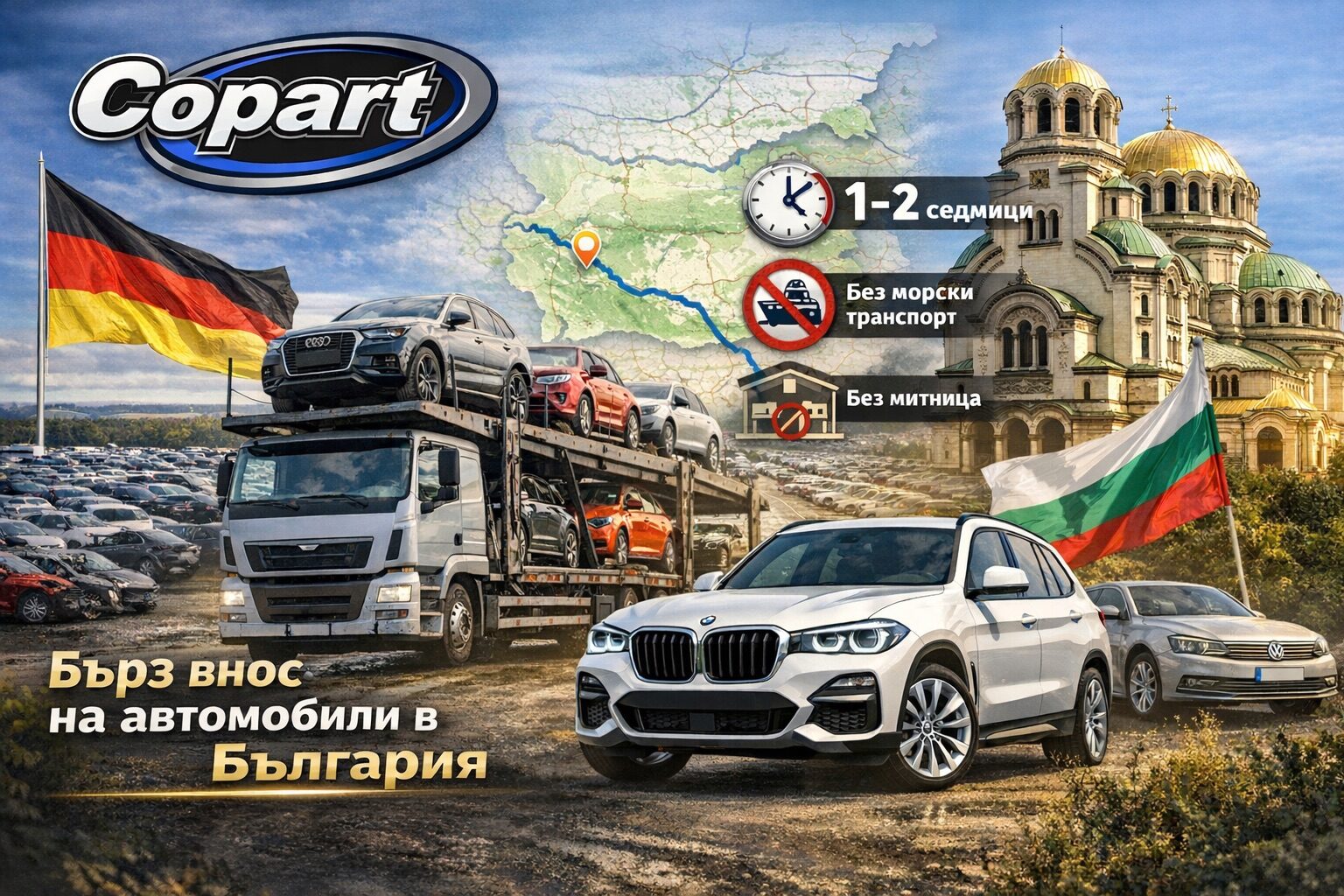 Бърз внос на автомобили в България