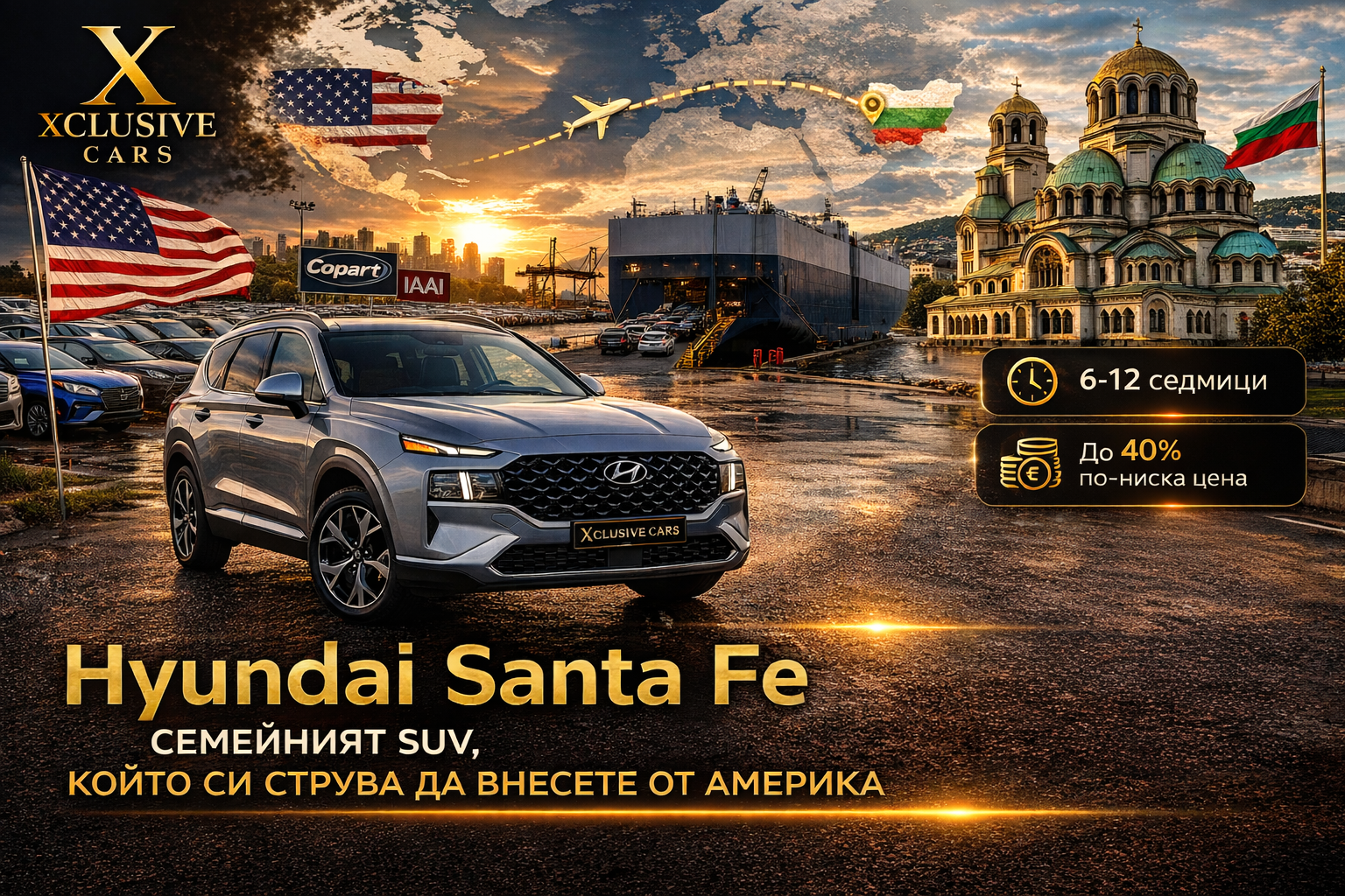 Hyundai Santa Fe Семейният SUV с американски произход