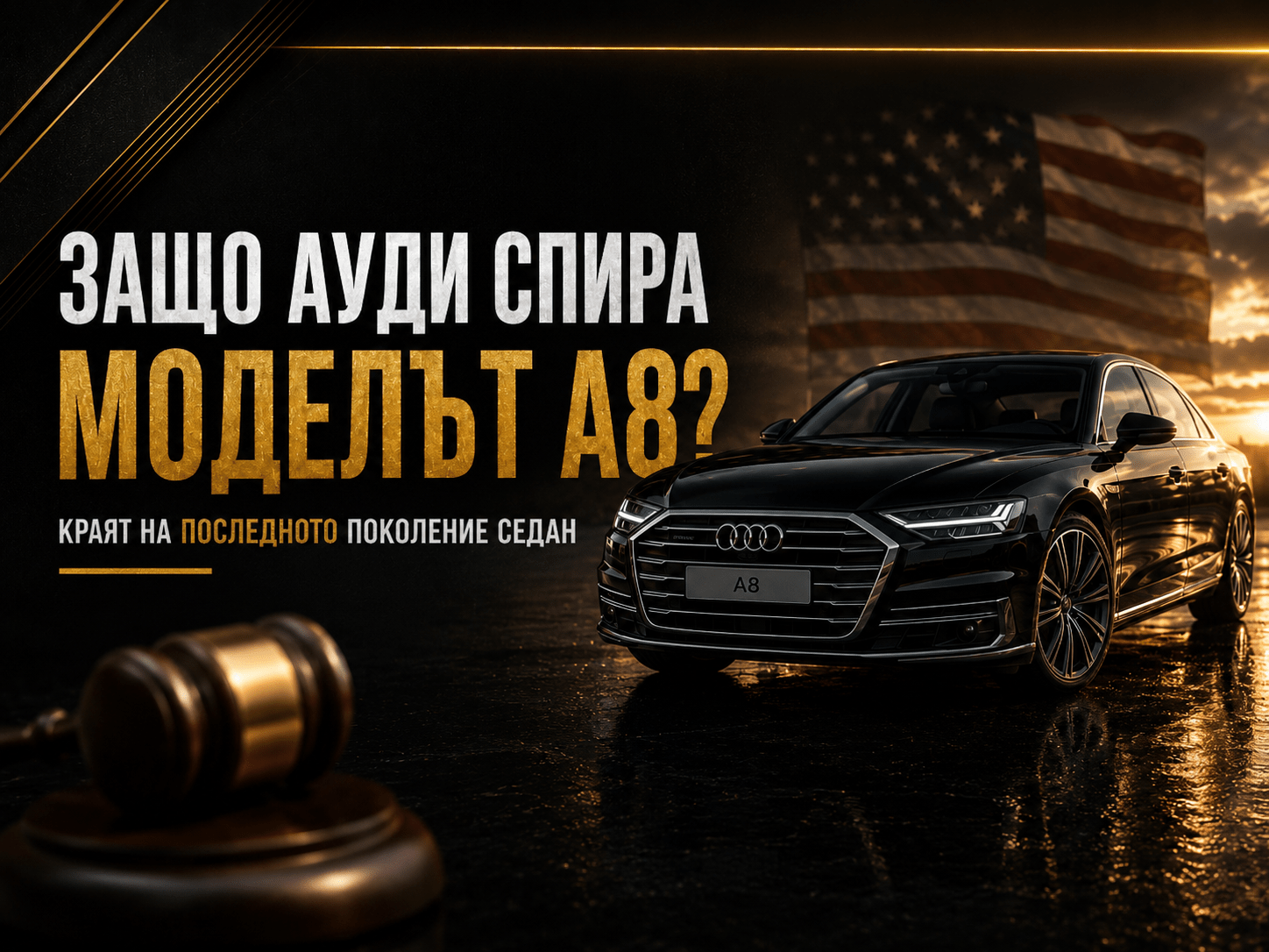 Audi A8 спира да се призвежда